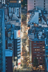 Photo of downtown Tokyo, Japan