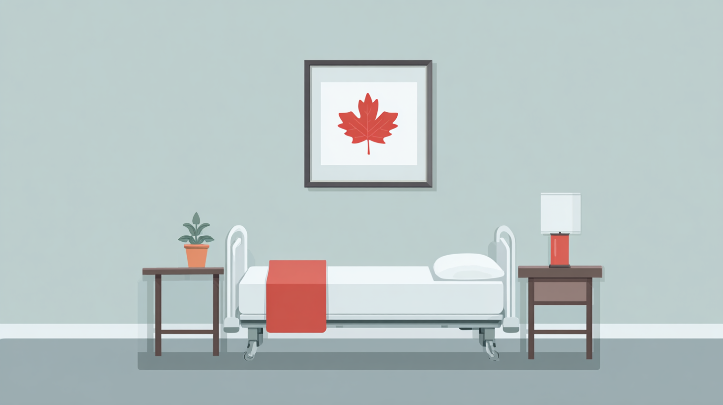 Canadian hospital bed